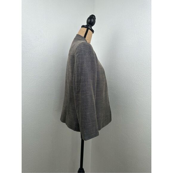 Anne Klein Women’s Blue Printed Blazer Jacket Size 12 Spruce/Fawn - Picture 4 of 14